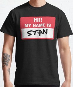 Eminem - Hi My Name Is Stan Classic T-Shirt RB0704 product Offical eminem Merch