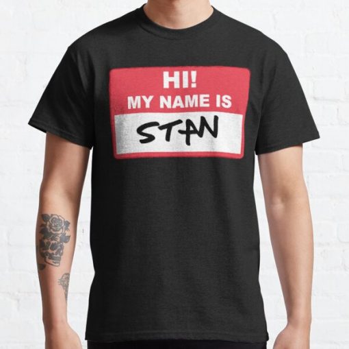 Eminem - Hi My Name Is Stan Classic T-Shirt RB0704 product Offical eminem Merch