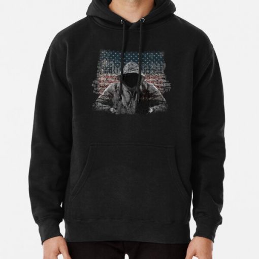 Untouchable, T-Shirt, Eminem Revival Album, Word Cloud with Grunge American Flag Pullover Hoodie RB0704 product Offical eminem Merch