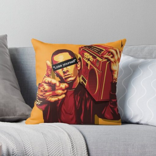 Eminem Lose yourself Throw Pillow RB0704 product Offical eminem Merch