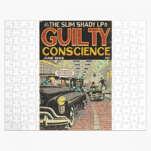 Eminem & Dre - Guilty Conscience Comic Book Parody Jigsaw Puzzle RB0704 product Offical eminem Merch